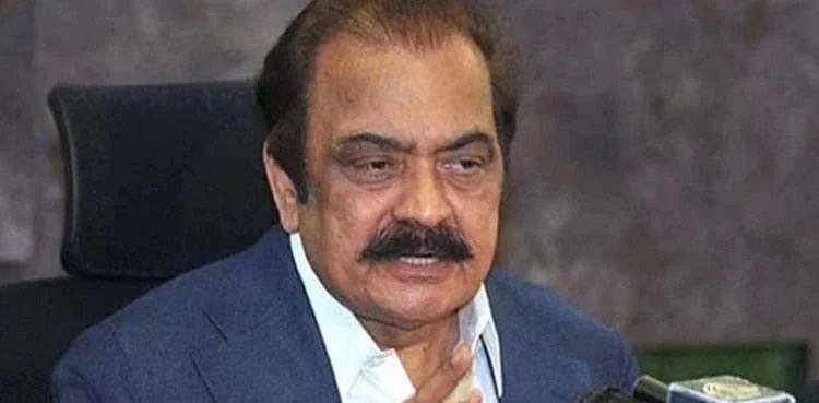 Zaman Park cleared, police found arms, Rana Sanaullah