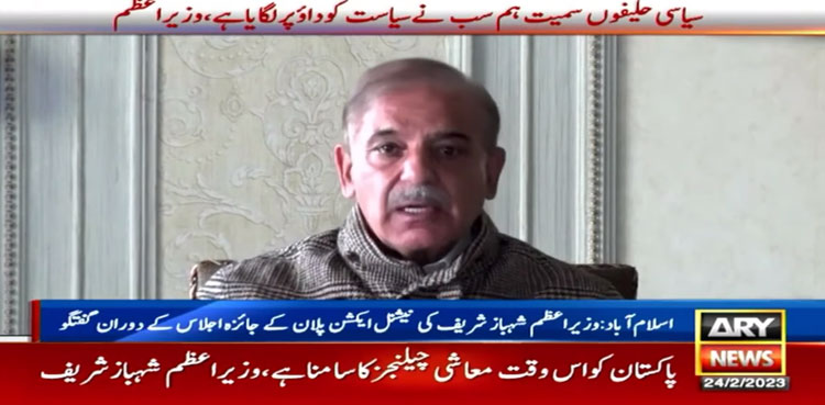 PM Shehbaz, PTI, political stability, economic progress