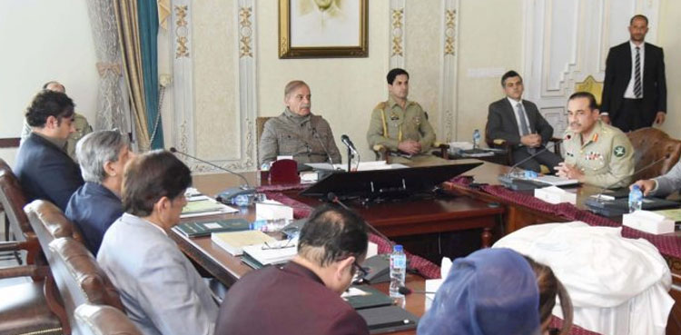 Apex committee, national consensus, terrorism, PM Shehbaz
