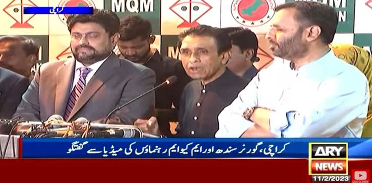 MQM-P, Karachi sit-in, constituencies, LG polls