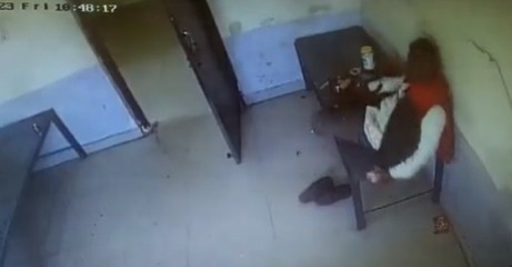 Viral video, Security guard dies of heart attack