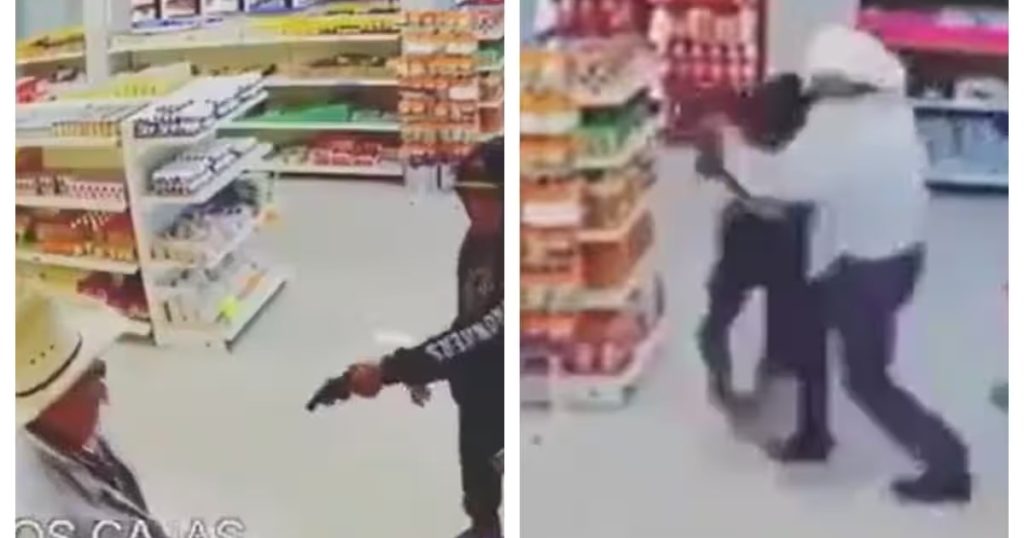 Viral Video Elderly man armed thug