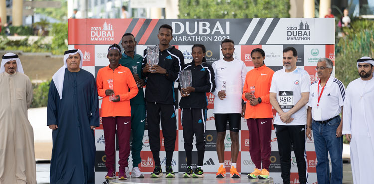 Dubai Marathon race