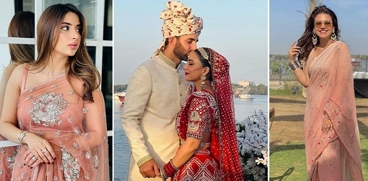 ushna shah hamza amin wedding