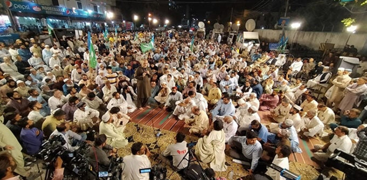 Jamaat-e-Islami sit-in Karachi date
