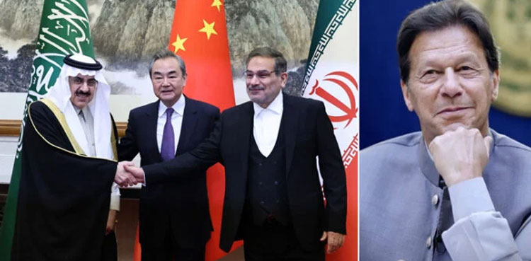 Imran Khan, Iran Saudi Arabia ties, China