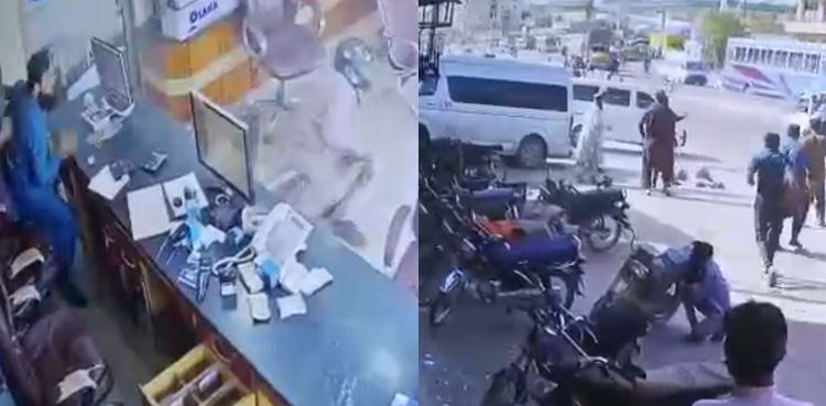 Shopkeeper kills dacoit, Karachi robbery, CCTV footage