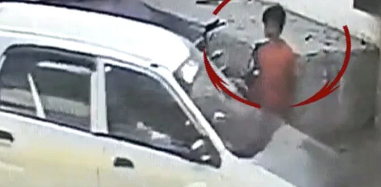 VIRAL video, CCTV, kid involved in car theft