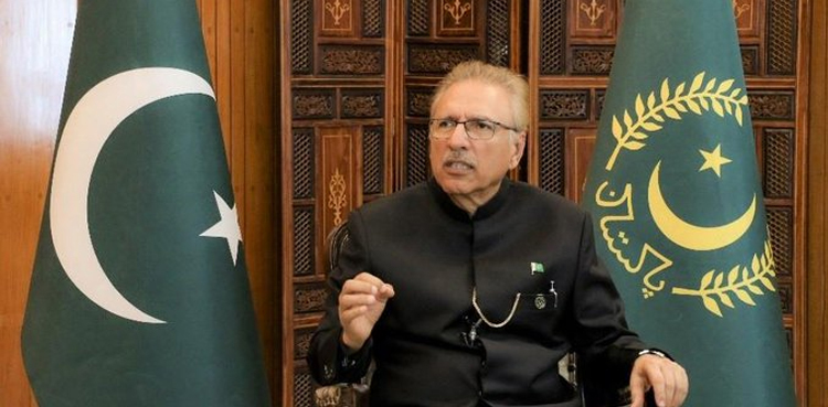 President Arif Alvi, advises children,