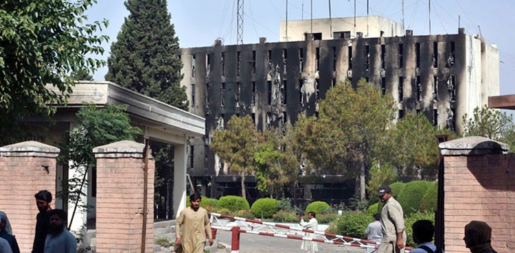 Prime suspect, Radio Pakistan vandalism, physical remand