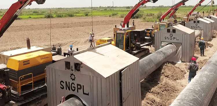 Gas supply, Wali gas field connected, SNGPL network