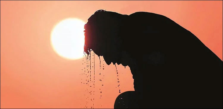 Nawabshah and Dadu temperatures, 48 Celsius