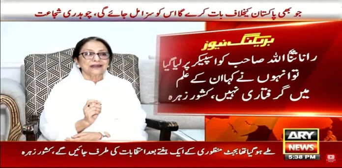 PDM-PTI, election talks, Kishwer Zehra, July elections