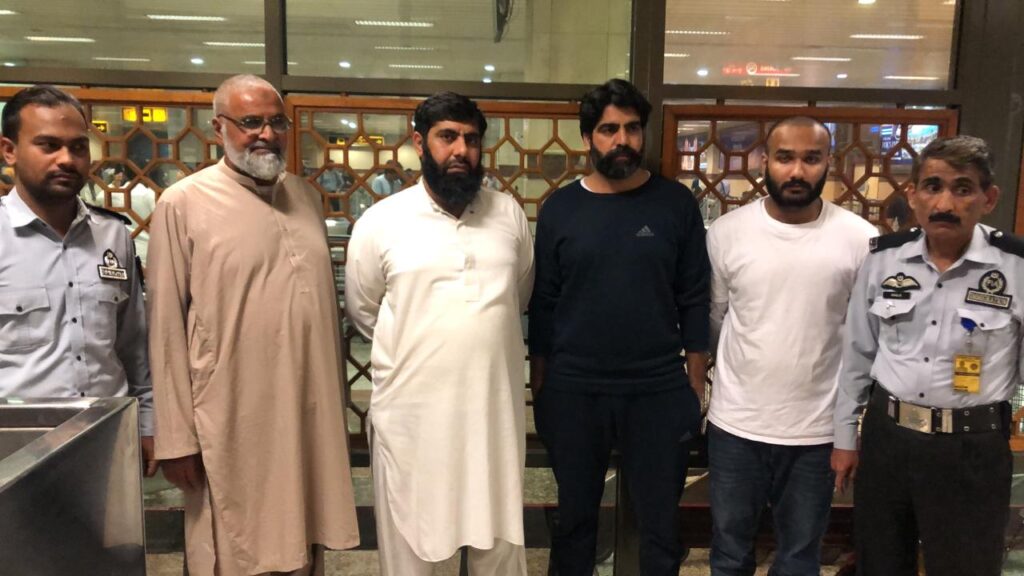 Interpol Pakistan, four wanted criminals arrested, UAE