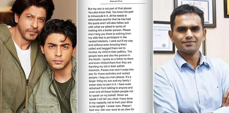 shahrukh khan sameer wankhede chats