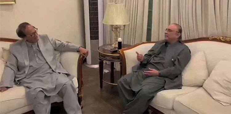 Asif Ali Zardari, Chaudhry Shujaat