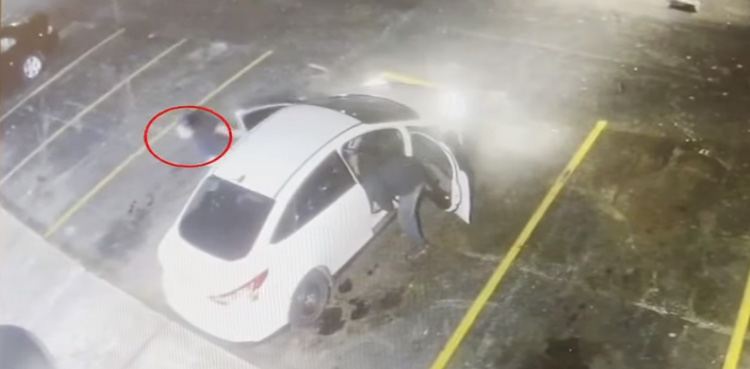 Gas station clerk, stage robbery, get early off,