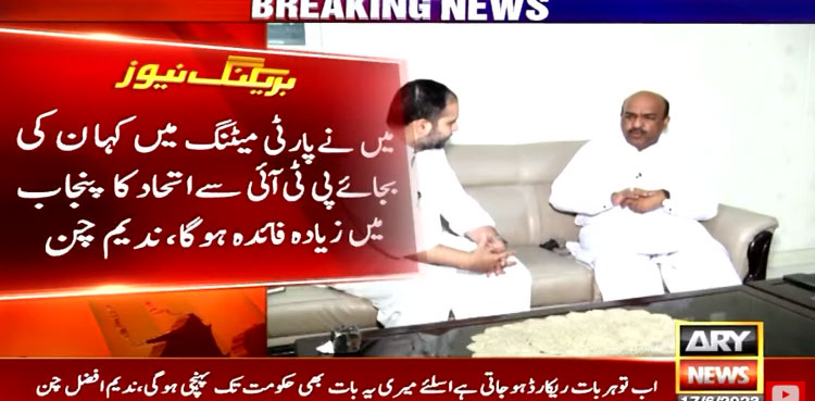Nadeem Afzal Chan wants PPP to form 'alliance with PTI'