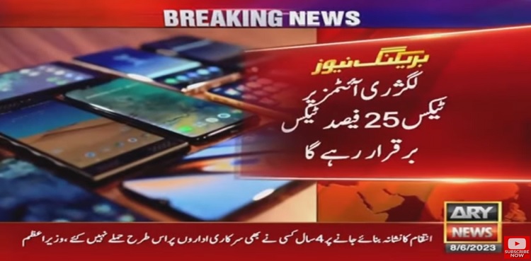 Federal Budget 2023-24, Tax, luxury items