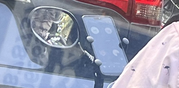 online meeting in traffic, Peak Bengaluru Moment, viral picture