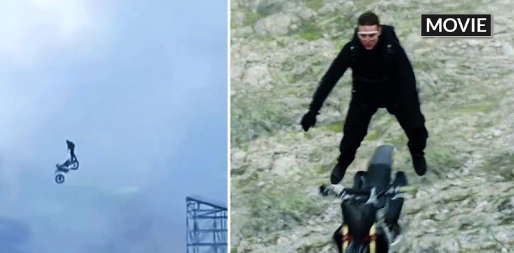 Tom Cruise cliff stunt