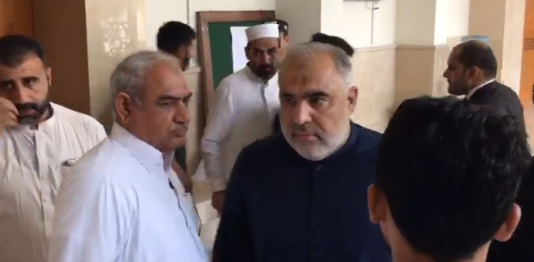 PTI, Asad Qaiser, interim bail , Azadi March case,