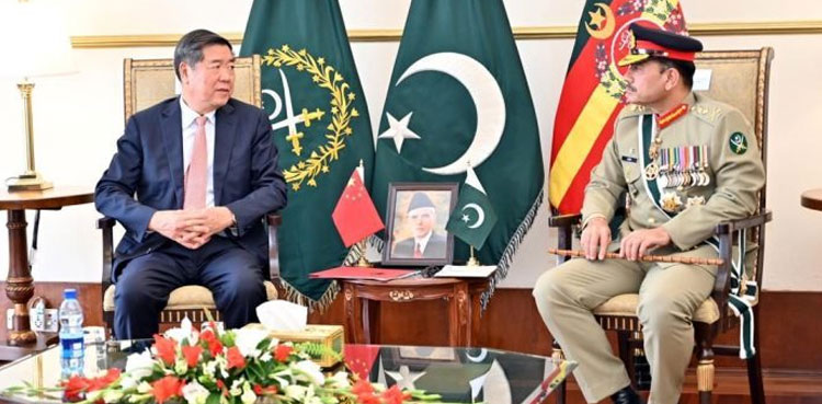 COAS Asim Munir, Chinese Vice PM He Lifeng, ISPR