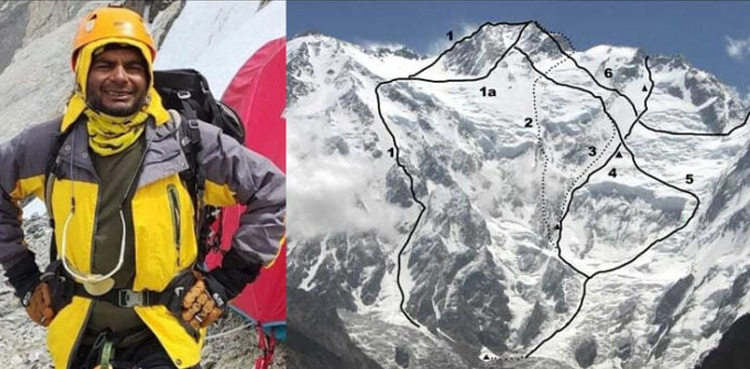 Nanga Parbat, Climber Asif Bhatti, snow blindness