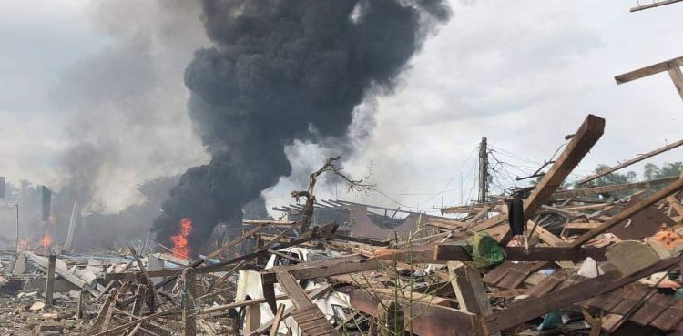 At least 9 killed as firecrackers explode at warehouse in Thailand