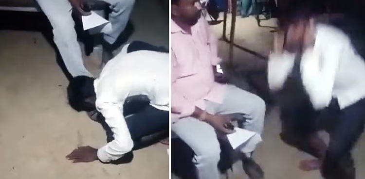 Viral video, Dalit man, thrashed,