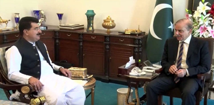 Sadiq Sanjrani, martyrs memorials, PM Shehbaz