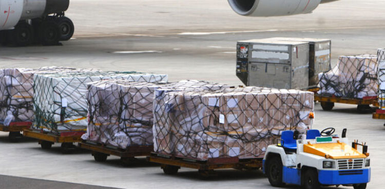 Helicopter spare parts, illegal clearance, air freight units, AFU, airport cargo terminal