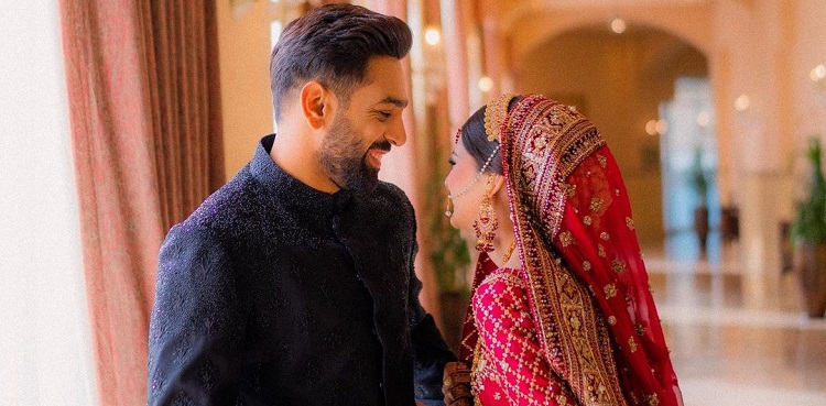 haris rauf muzna masood wedding pictures