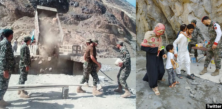 Security forces, relief activities, flood-hit areas, Swat flood, Chitral flood