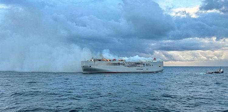 ship fire