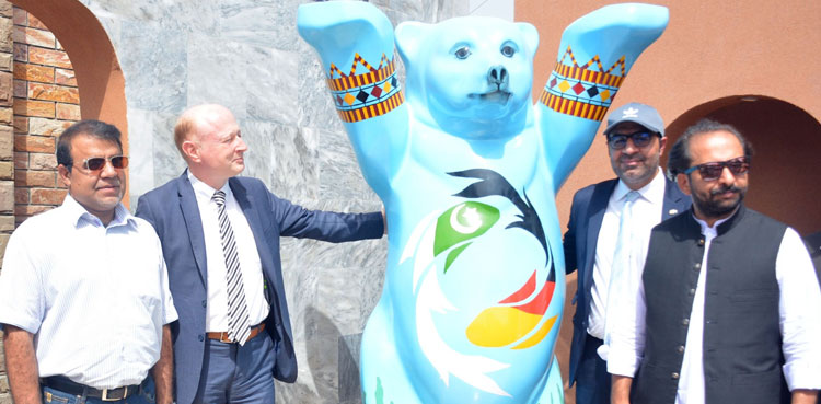 Berlin Buddy Bear, Buddy Bear Quetta, Dr Rudiger Lotz, Pakistan Germany ties