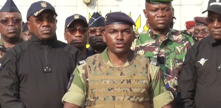 Gabon coup leaders make general transitional president