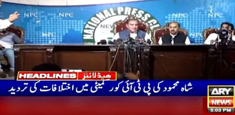 Shah Mehmood Qureshi, differences PTI, Imran Khan