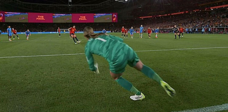 England, Women's World Cup final, England penalty, Spain penalty
