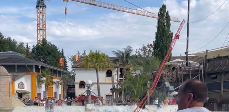 Theme park attraction, Germany theme park, viral video