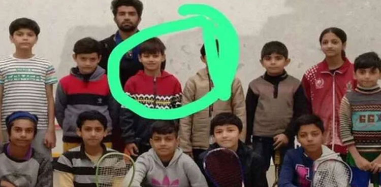 Zain Bukhari, U11 squash player