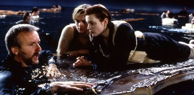 james cameron, leonardo dicaprio, titanic, titanic director,