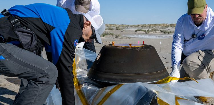 NASA asteroid sample