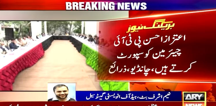 Bilawal Bhutto Zardari, Aitzaz Ahsan, pro-PTI stance, PPP CEC