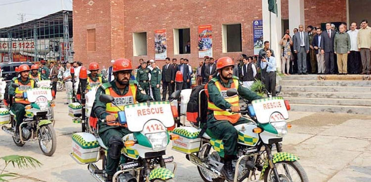 Rescue 1122 launches motorcycle ambulance service