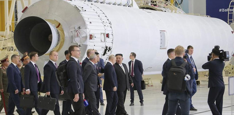 Putin, Kim discuss sending North Korean into space