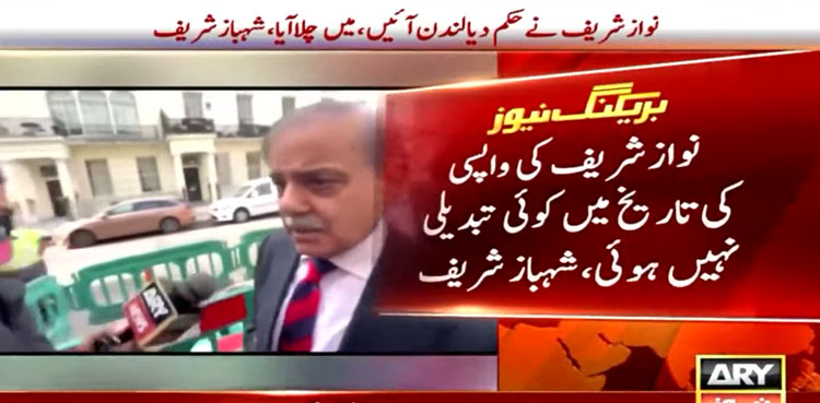 Nawaz Sharif, Nawaz Sharif's return, Shehbaz Sharif, PML-N