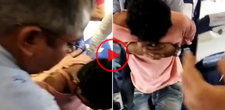 viral, video, viral video, mid-flight, flight, passenger, flight video