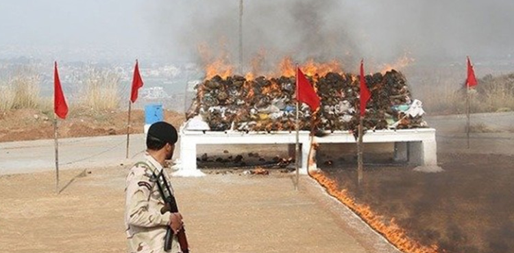 ANF, seizes huge drug quantity, warehouses, Balochistan