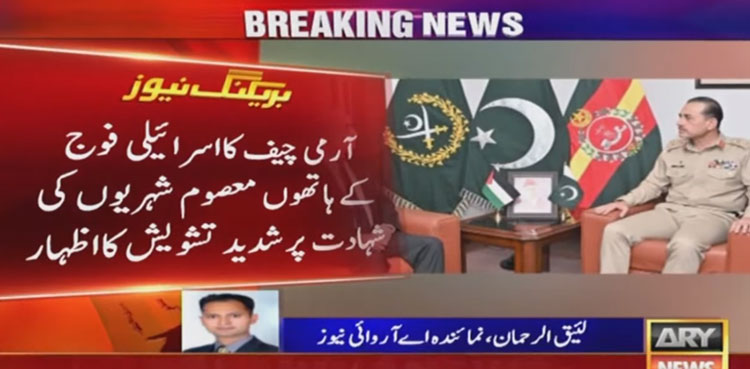 COAS Asim Munir Palestine support